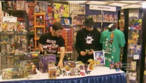 collection intervention Toy Hell booth at Pop-Con