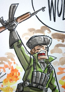 otis frampton wolverines Red Dawn illustration