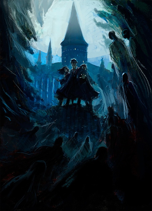 harry potter conceptual painting by Craig Mullins