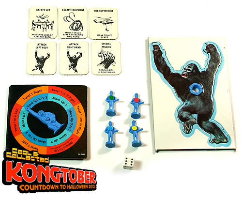 1976 king kong board game by ideal 