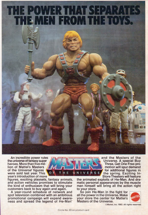 masters of the universe ad