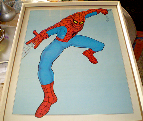 vintage spiderman poster 