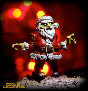 custom painted S.L.U.G. zombie santa