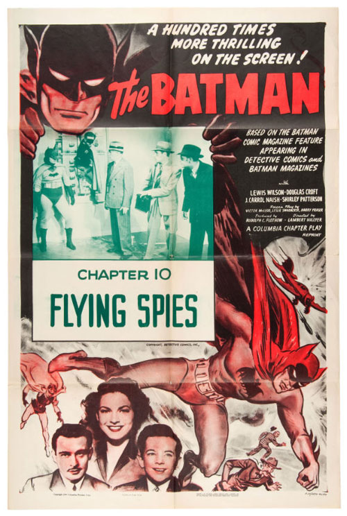 batman flying spies poster