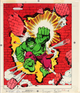 hulk puzzle original art
