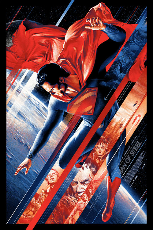 martin ansin - mondo - superman poster