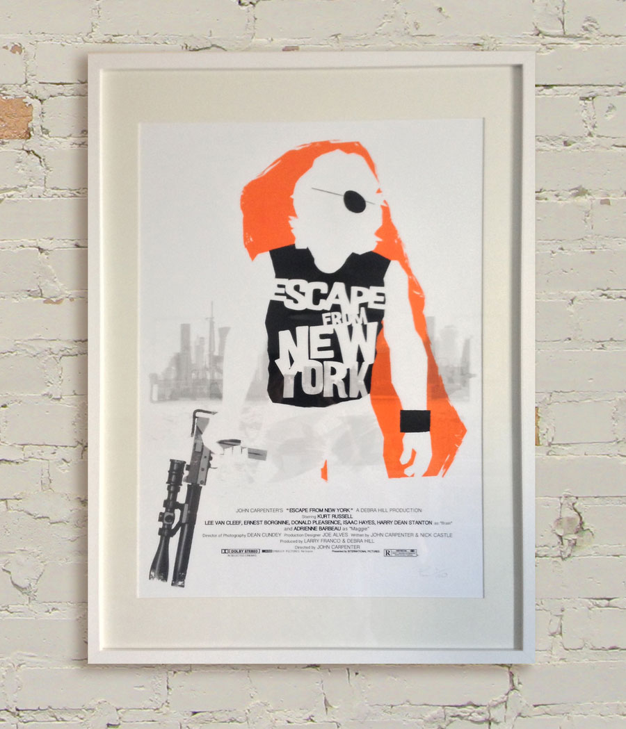 hey lucky poster - escape from new york