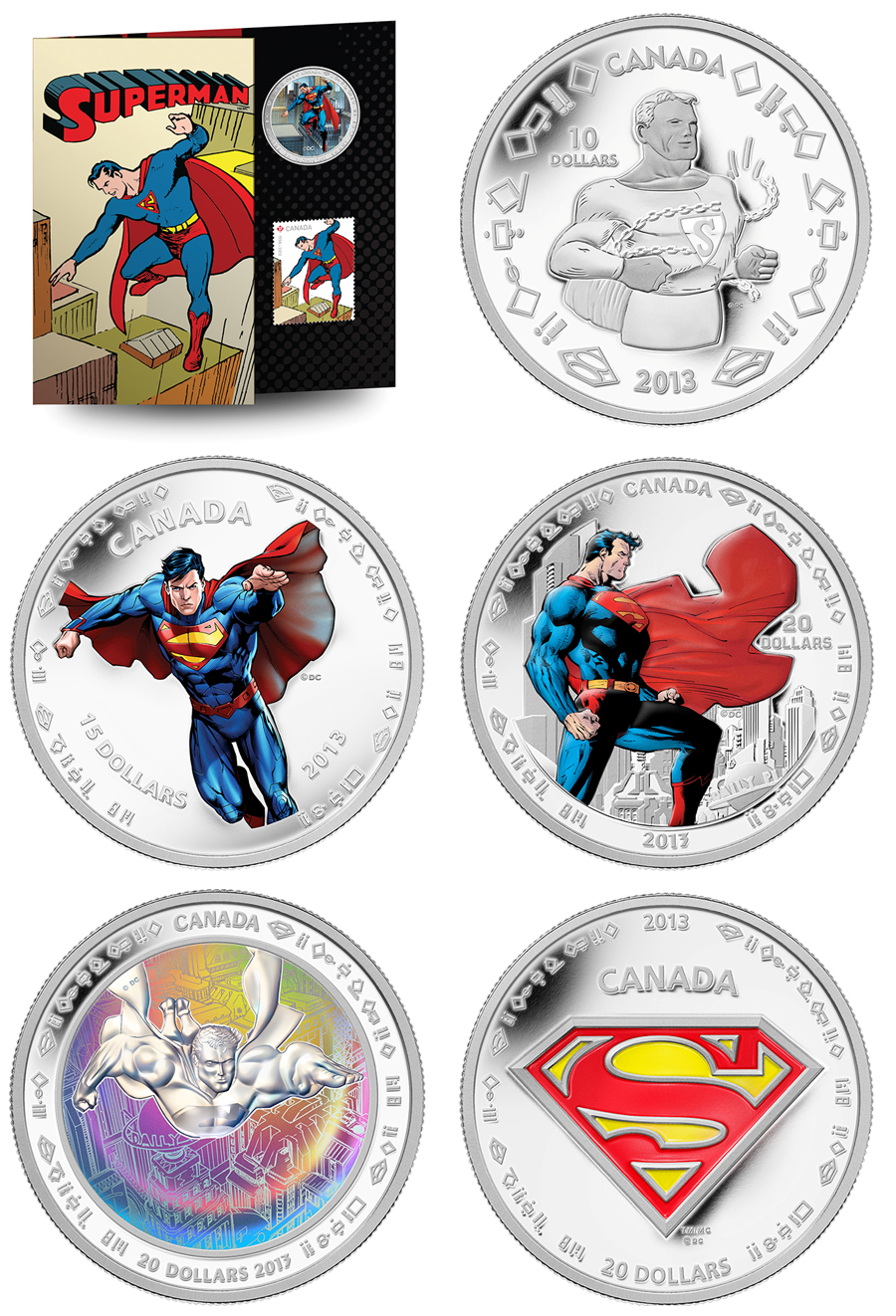 superman canadian collector coins