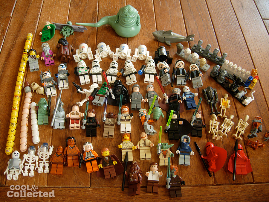 lego star wars minifigs collection