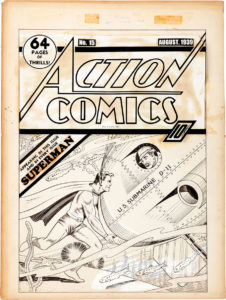 action comics #15 original art