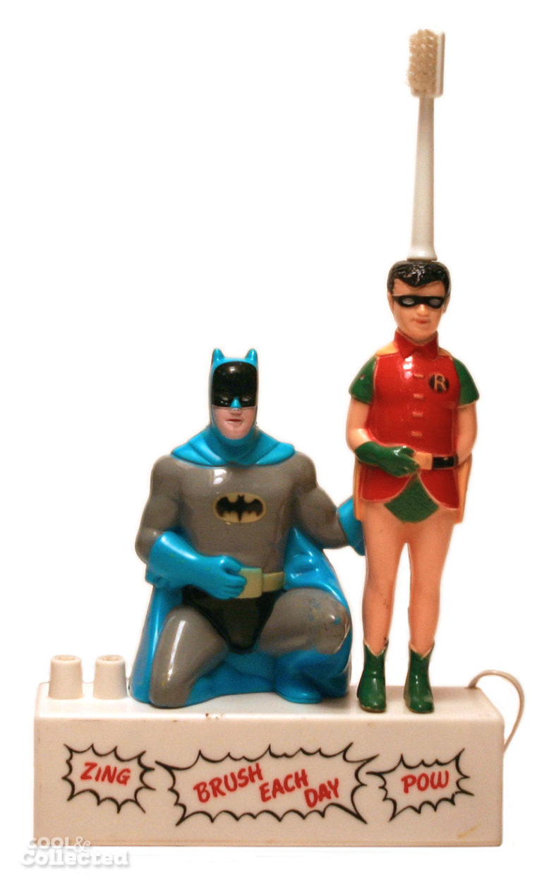 Batman and Robin electric toothbrush by Janex