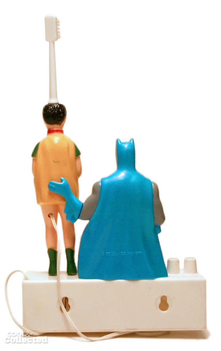 Batman and Robin electric toothbrush by Janex