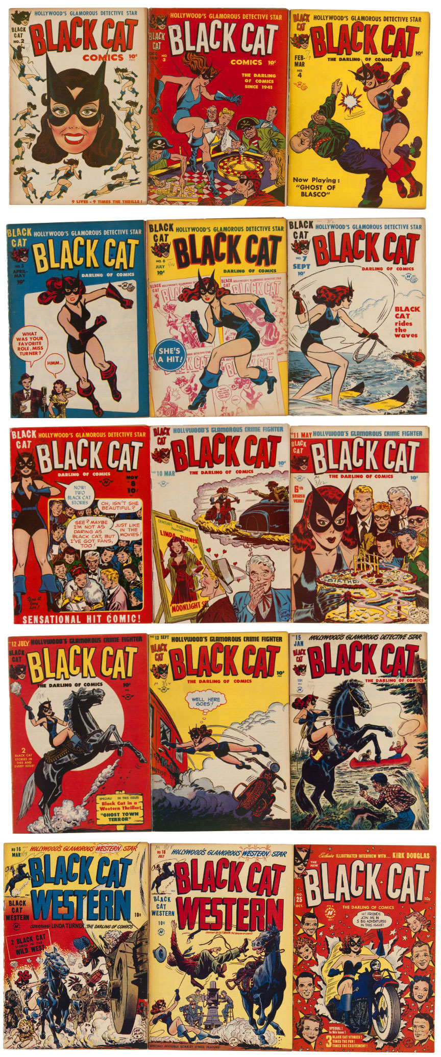 black cat comics