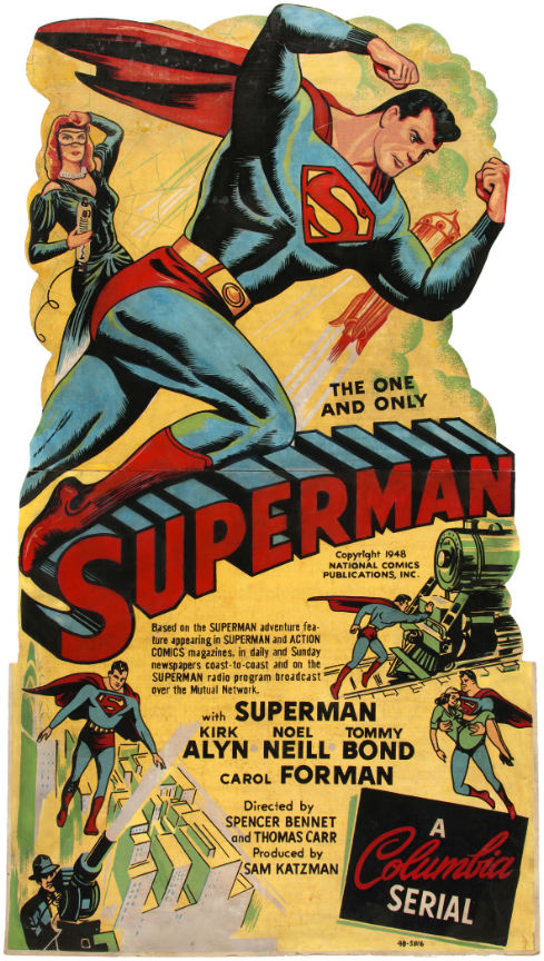 superman-movie-serial-standee