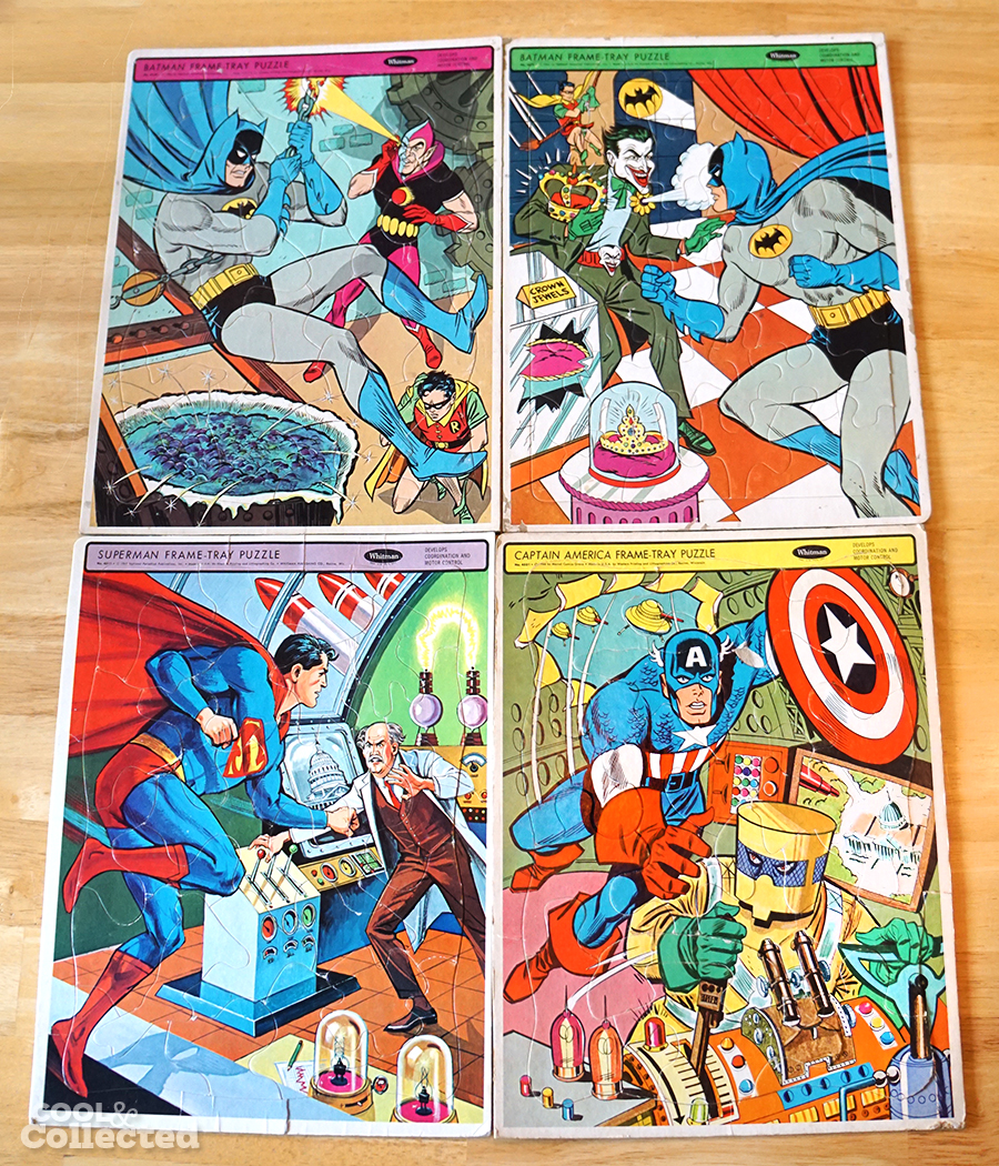 vintage-superhero-frame-tray-puzzles - 1