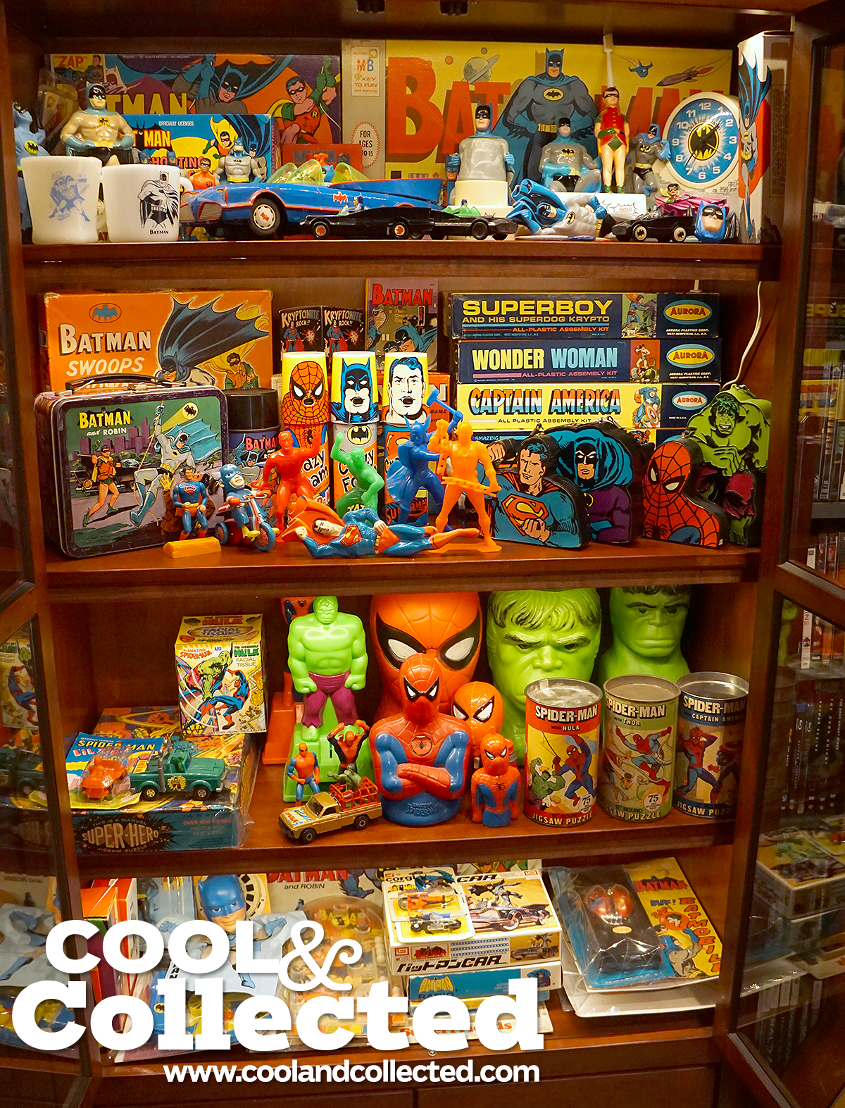 cool and collected vintage toy collection on display