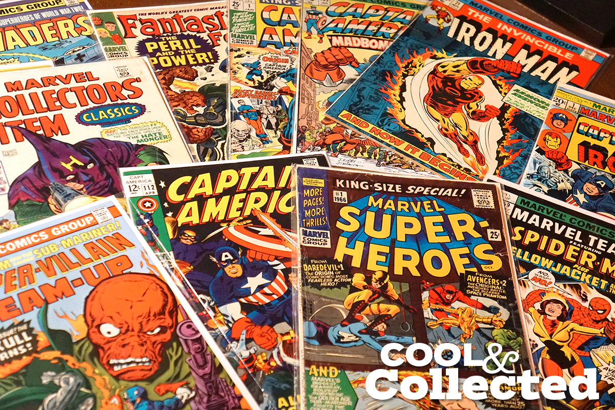 vintage marvel comic books collection