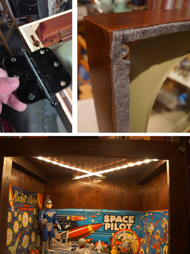 How I repurposed a vintage TV console into a functional