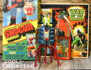 Vintage space themed toys