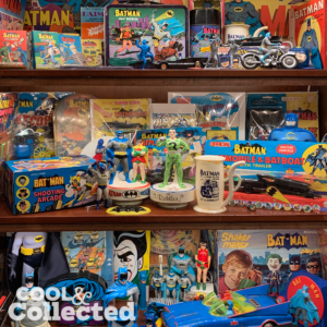vintage Batman toy collection