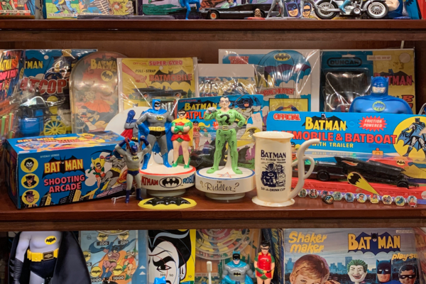 vintage Batman toy collection