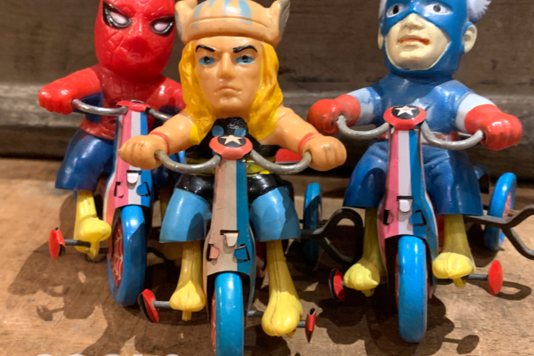Marvel Marx Windup Tricycles